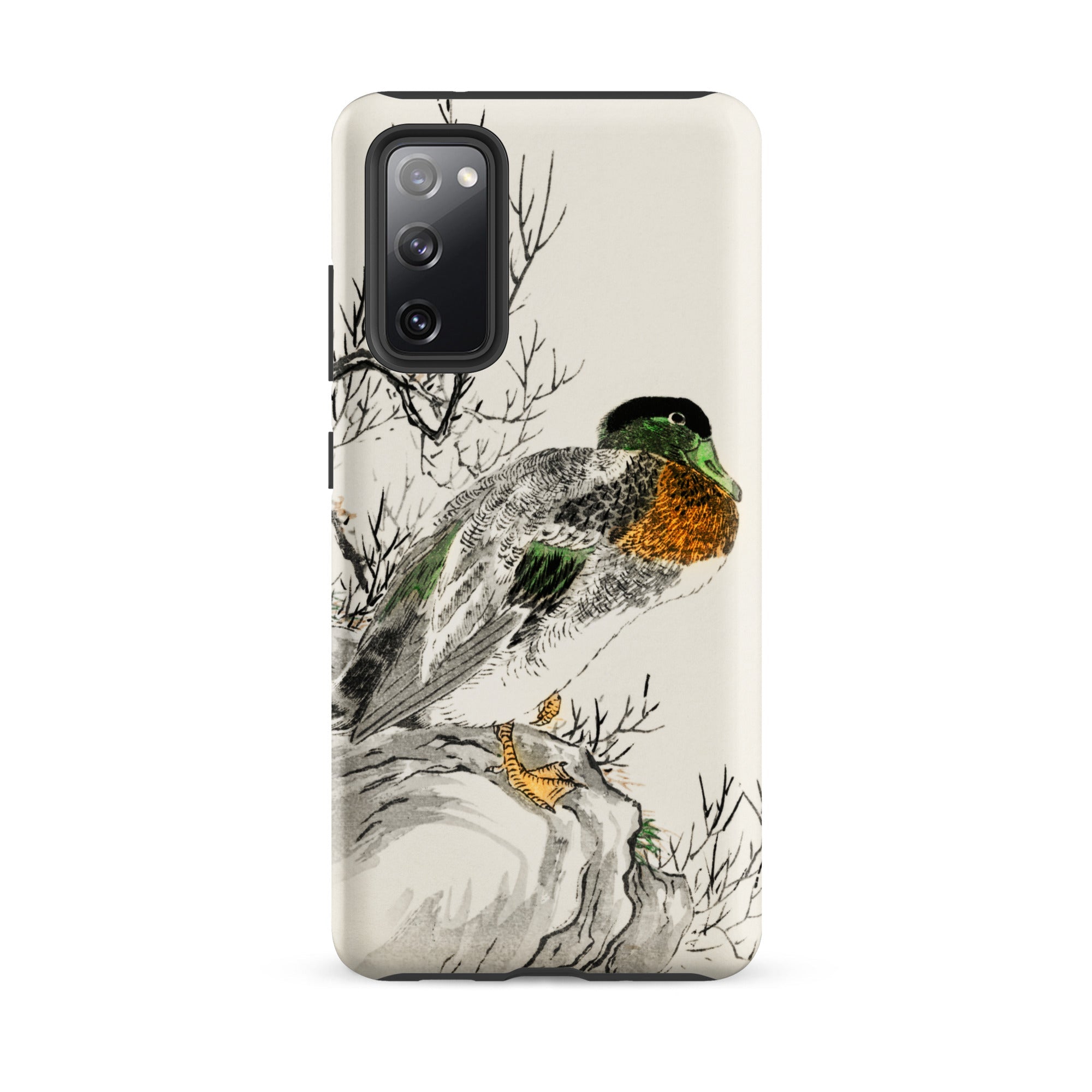 Mallard - Numata Kashu Meiji Duck Art Samsung Case, Galaxy S20 Fe / Matte, Phone Case Duck Illustration