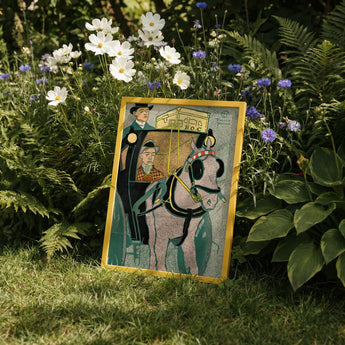 Man in Carriage - Edward Penfield Art Print / Canvas, Posters Prints & Visual Artwork, Toby Leon
