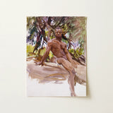 Man and Trees - John Singer Sargent Art Print / Canvas, 12x16’’ / 31x41cm / Unframed / no Border, Posters Prints & Visual Artwork, Toby Leon