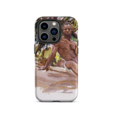Man and Trees - John Singer Sargent Phone Case, Iphone 14 Pro / Matte, Mobile Cases, Toby Leon