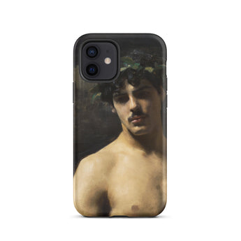 Man met laurierkrans - John Singer Sargent iPhone-hoesje, 12 / Mat, Telefoonhoesjes, Toby Leon