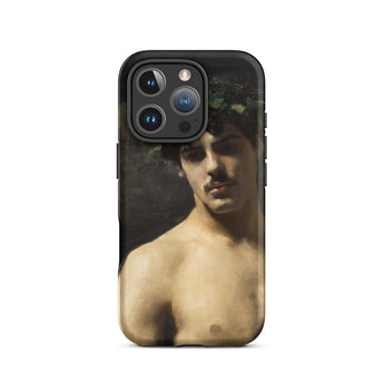 Man met lauwerkrans - John Singer Sargent iPhone-hoesje, 16 Pro / Mat, Telefoonhoesjes, Toby Leon