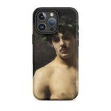 Man met lauwerkrans - John Singer Sargent iPhone-hoesje, 16 Pro Max / Mat, Telefoonhoesjes, Toby Leon
