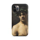 Man Wearing Laurels - John Singer Sargent Phone Case Iphone 11 Pro / Matte Phone Case Classical Art John Singer Sargent, Sargent-inspired