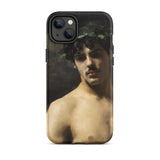 Man Wearing Laurels - John Singer Sargent Phone Case Iphone 14 Plus / Matte Phone Case Classical Art John Singer Sargent, Sargent-inspired