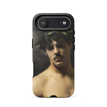 Man Wearing Laurels - John Singer Sargent Phone Case Iphone 17 Air / Matte Black Phone Case Classical Painting Design John Singer Sargent,