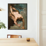 Manlius Hurled from the Rock - William Etty Art Print / Canvas, William Etty’s Dramatic, Marcus Manlius Capitolinus, Capitolinus’ Tragic