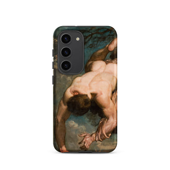 Manlius Hurled from the Rock - William Etty Samsung Case, Galaxy S23 / Matte, Smartphone Case Classical Painting Figure