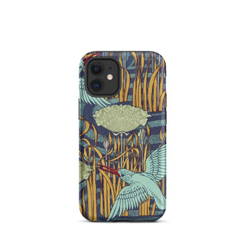 Martins-pecheurs - Maurice Pillard Verneuil Phone Case, Maurice Pillard Verneuil, Pillard Verneuil’s Martins-pêcheurs, Art Nouveau