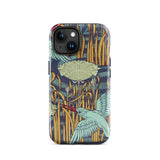 Martins-pecheurs - Maurice Pillard Verneuil Phone Case, Maurice Pillard Verneuil, Pillard Verneuil’s Martins-pêcheurs, Art Nouveau