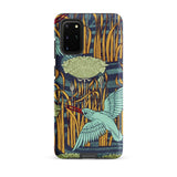 Martins-pecheurs - Maurice Pillard Verneuil Phone Case Samsung Galaxy S20 Plus / Matte Phone Case Stylized Illustration Turquoise Heron Red
