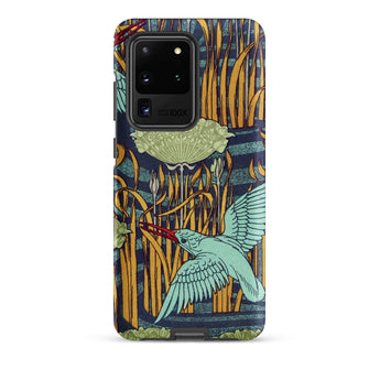 Martins-pecheurs - Maurice Pillard Verneuil Phone Case, Maurice Pillard Verneuil, Pillard Verneuil’s Martins-pêcheurs, Art Nouveau