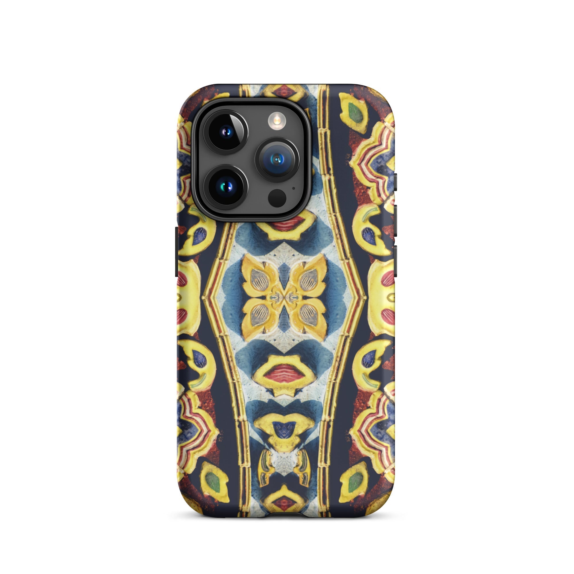Masala Thai - Mosaic Pattern Art Iphone Case, 15 Pro / Matte, Patterned Smartphone Case