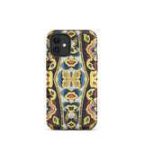 Masala Thai - Mosaic Pattern Art Phone Case Iphone 12 Mini / Matte Patterned Phone Case Saffron-hued Fever Dream, Stoic Monk Crack, Dream
