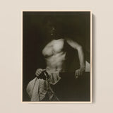 Max After Surfing - Olive Cotton Art Print / Canvas, 12x16’’ / 31x41cm / Natural Frame, Posters Prints & Visual Artwork, Toby Leon