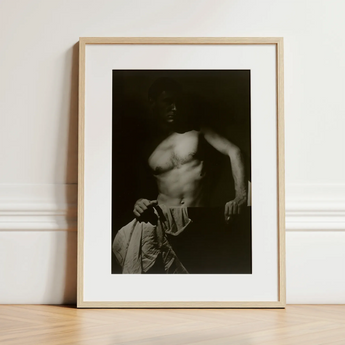 Max After Surfing - Olive Cotton Art Print / Canvas, 12x16’’ / 31x41cm / Natural Frame / Matboard, Posters Prints & Visual Artwork, Toby