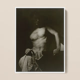 Max After Surfing - Olive Cotton Art Print / Canvas, 12x16’’ / 31x41cm / White Frame, Posters Prints & Visual Artwork, Toby Leon