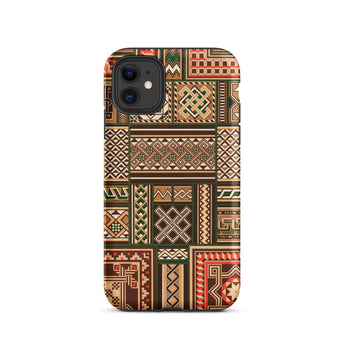 Medieval Floor Tile Patterns - Auguste Racinet Iphone Case, 11 / Matte, Patterned Smartphone Case