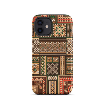 Medieval Floor Tile Patterns - Auguste Racinet Iphone Case, 12 / Matte, Patterned Smartphone Case