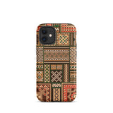 Medieval Floor Tile Patterns - Auguste Racinet Iphone Case, 12 Mini / Matte, Patterned Phone Case
