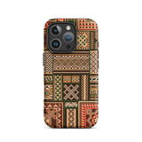 Medieval Floor Tile Patterns - Auguste Racinet Phone Case Iphone 16 Pro / Matte Patterned Smartphone Case Medieval Floor Tile, Auguste