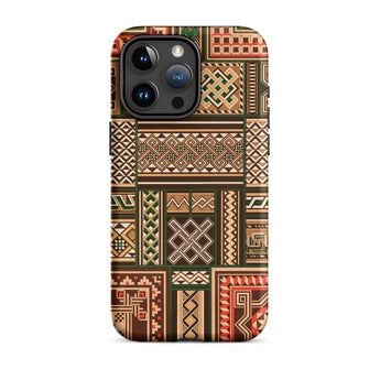 Medieval Floor Tile Patterns - Auguste Racinet Phone Case Iphone 15 Pro Max / Matte Patterned Smartphone Case Medieval Floor Tile, Auguste