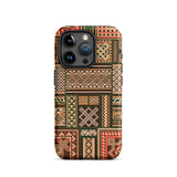 Medieval Floor Tile Patterns - Auguste Racinet Phone Case Iphone 15 Pro / Matte Patterned Smartphone Case Medieval Floor Tile, Auguste