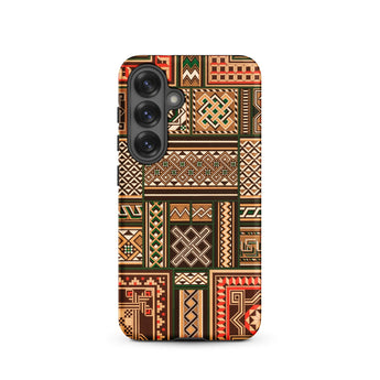 Medieval Floor Tile Patterns - Auguste Racinet Samsung Case, Galaxy S25 / Matte, Smartphone Case Complex Multicolored Geometric Pattern