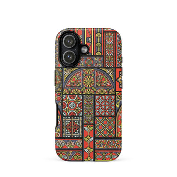 Mittelalterliche Buntglasfenster - Auguste Racinet Iphone Case, 17 / Matt, Handyhüllen, Toby Leon