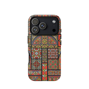 Mittelalterliche Buntglasfenster - Auguste Racinet Iphone Case, 17 Pro / Matt, Handyhüllen, Toby Leon