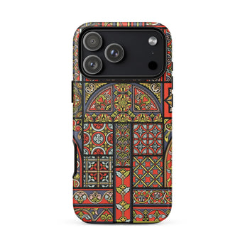 Mittelalterliche Buntglasfenster - Auguste Racinet Iphone Case, 17 Pro Max / Matt, Handyhüllen, Toby Leon