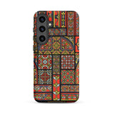 Medieval Stained Glass Windows - Auguste Racinet Phone Case, Samsung Galaxy S24 Plus / Matte, Mobile Cases, Toby Leon