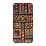 Mittelalterliche Buntglasfenster - Auguste Racinet Iphone Case, x / Matt, Handyhüllen, Toby Leon