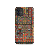 Medieval Stained Glass Windows - Auguste Racinet Phone Case, Medieval Stained Glass, Stained Glass Windows, Auguste Racinet Iphone