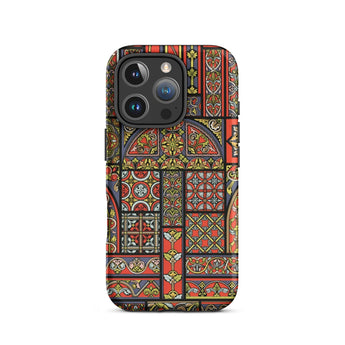 Medieval Stained Glass Windows - Auguste Racinet Phone Case, Medieval Stained Glass, Stained Glass Windows, Auguste Racinet Iphone