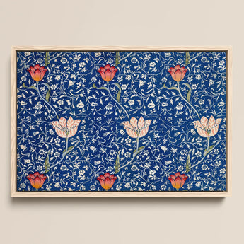 Medway - William Morris Victorian Floral Art Print / Canvas, 18x12’’ / 46x31cm / Natural Frame, Posters Prints & Visual Artwork, Toby Leon