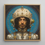Mehdi - Gay Arabic Astronaut Art Print / Canvas, Gay Muslim Astronaut, Muslim Astronaut Aesthetic, Meet Mehdi