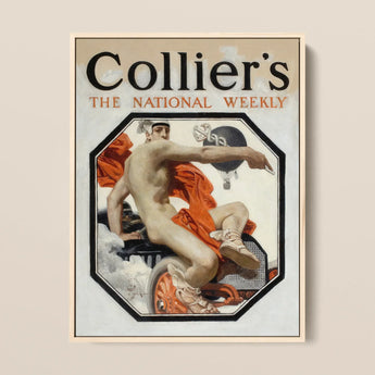 Mercury the Speed God - J.c. Leyendecker Art Print / Canvas, Prints