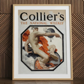 Mercury the Speed God - J.c. Leyendecker Art Print / Canvas, Prints