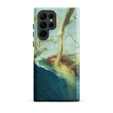 Mermaid Being Mobbed by Seagulls - Giovanni Segantini Phone Case, Samsung Galaxy S22 Ultra / Matte, Mobile Cases, Toby Leon