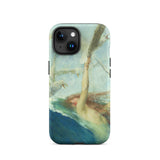 Mermaid Being Mobbed by Seagulls - Giovanni Segantini Phone Case Iphone 15 / Matte Iphone Case Painting Woman Water Giovanni Segantini,