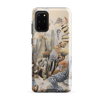 Metropolis - Surreal Cactus Art Phone Case Samsung Galaxy S20 Plus / Gloss Beige Phone Case Detailed Illustration Sea Creatures Shells