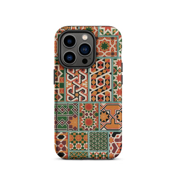 Middle Ages Pattern Design - Auguste Racinet Phone Case Iphone 14 Pro / Matte Patterned Smartphone Case Auguste Racinet, Middle Ages