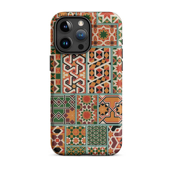 Middle Ages Pattern Design - Auguste Racinet Phone Case Iphone 15 Pro Max / Matte Patterned Smartphone Case Auguste Racinet, Middle Ages