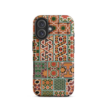 Middle Ages Pattern Design - Auguste Racinet Phone Case Iphone 16 / Matte Patterned Smartphone Case Auguste Racinet, Middle Ages Pattern,