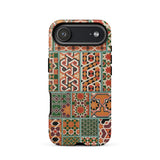 Middle Ages Pattern Design - Auguste Racinet Phone Case Iphone 17 Air / Matte Patterned Phone Case Geometric Designs Earthy Tones Textured