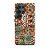 Middle Ages Pattern Design - Auguste Racinet Phone Case Samsung Galaxy S25 Ultra / Matte Vibrant Phone Case Patchwork Design Intricate