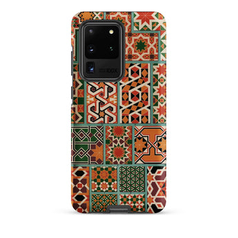 Middle Ages Pattern Design - Auguste Racinet Samsung Case, Galaxy S20 Ultra / Matte, Smartphone Patterned Case Geometric Mosaic Designs