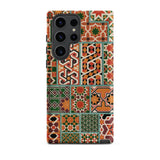 Middle Ages Pattern Design - Auguste Racinet Samsung Case, Galaxy S23 Ultra / Matte, Phone Case Camera Cutout Colorful Geometric Mosaic