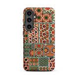 Middle Ages Pattern Design - Auguste Racinet Samsung Case, Galaxy S24 Plus / Matte, Smartphone Case Mosaic Colorful Intricate Geometric